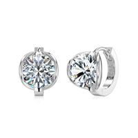 Orecchini Donna in Argento Moissanite EJMUR01